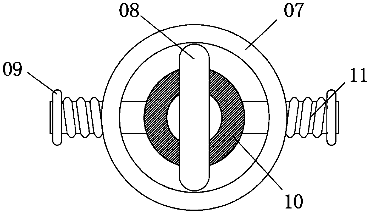 Connecting and fixing device for rotating shaft in industrial robot arm