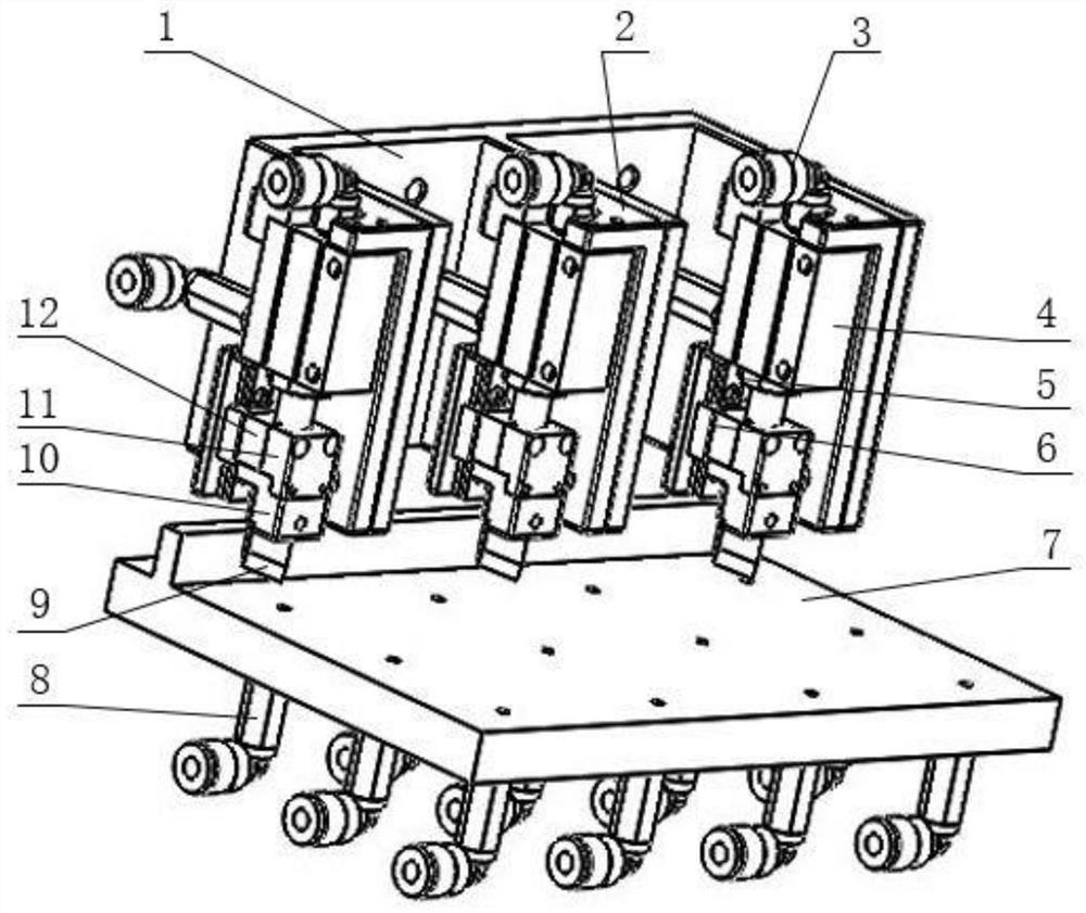 A device and method for cylinder-driven slitting carbon fiber prepreg