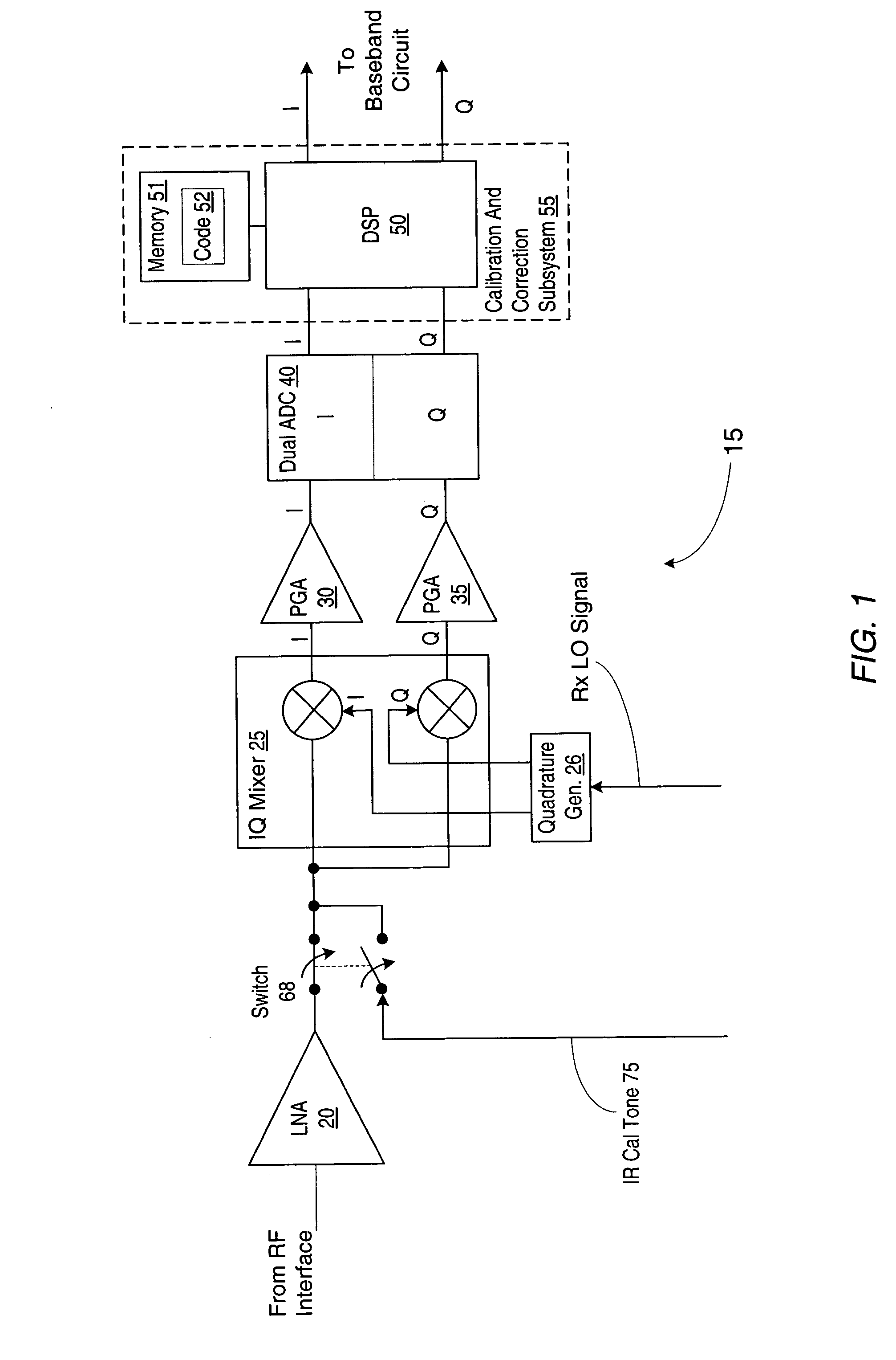 Apparatus and method for digital image correction in a receiver