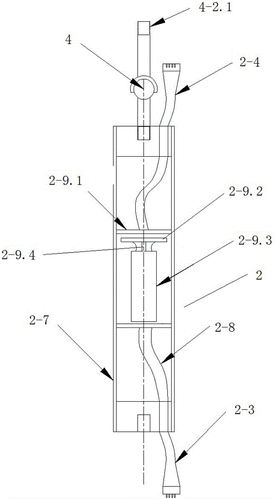 Measuring method and device for foundation pit deep horizontal displacement and underground water level