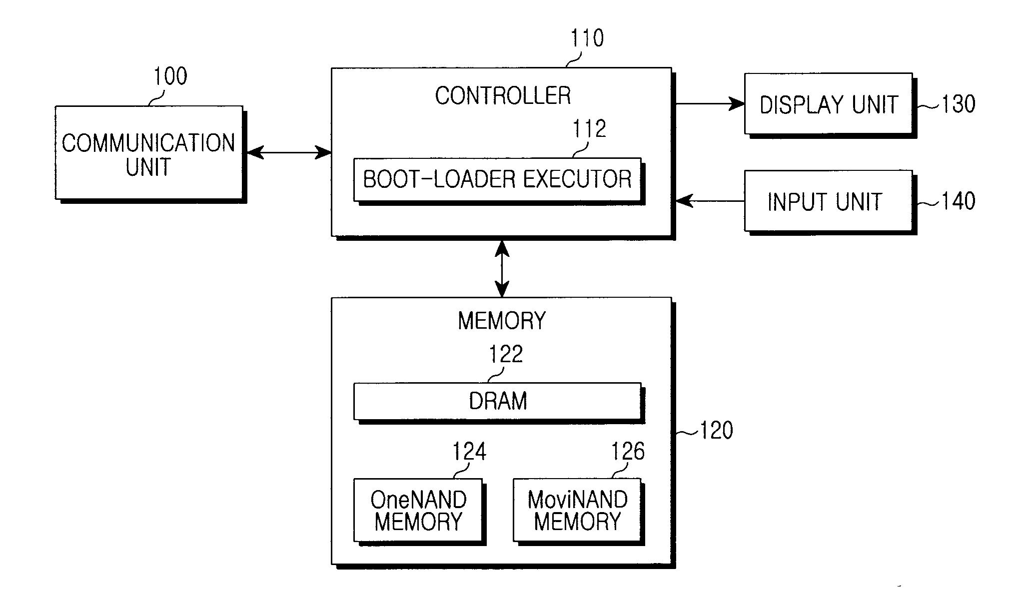 Apparatus and method for downloading contents using an interior mass storage in a portable terminal