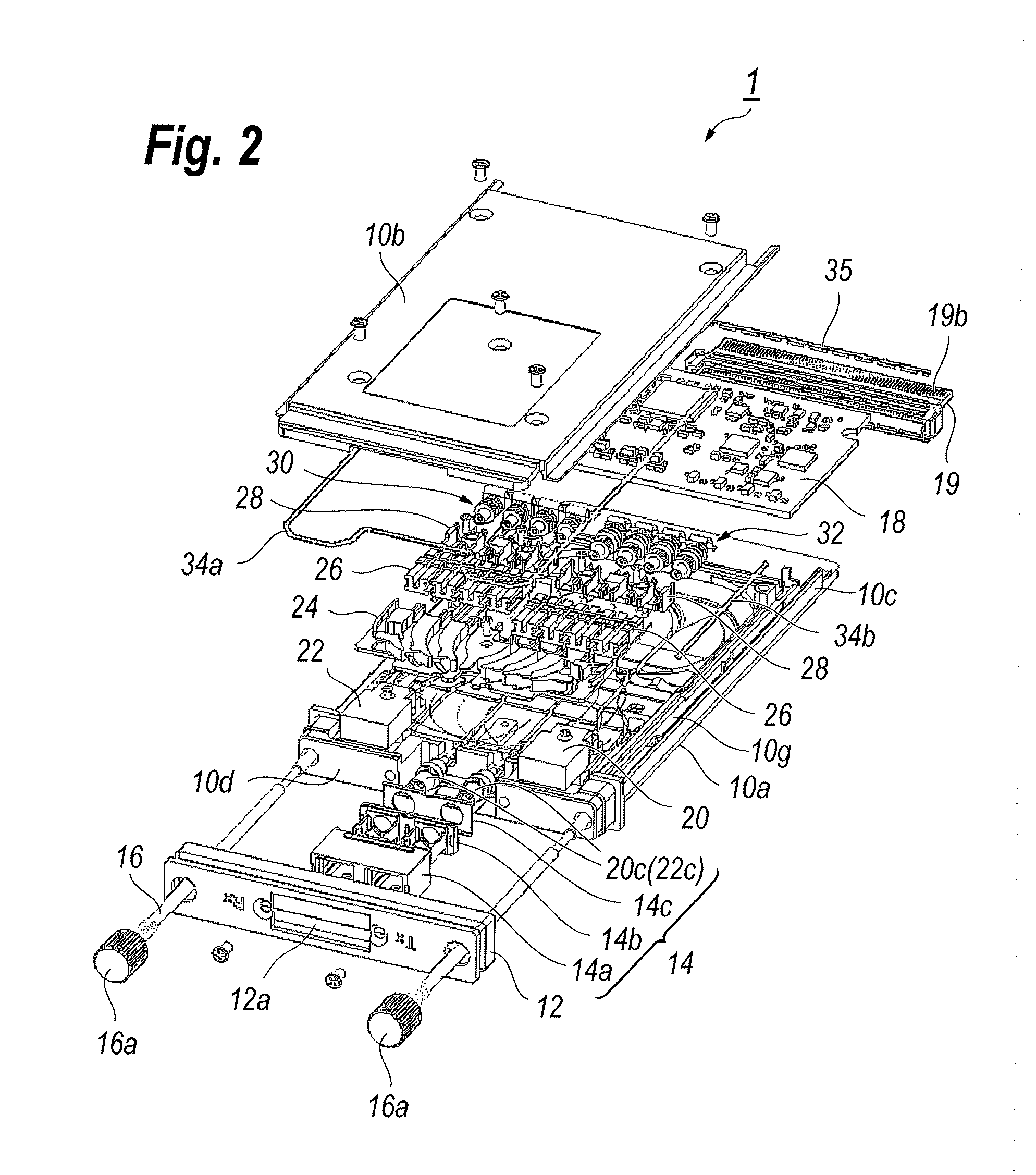 Pluggable optical transceiver having functional latch screw