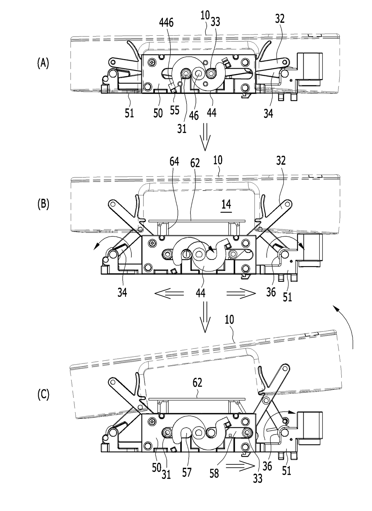 Retractable Outside Door Handle Assembly for Vehicle