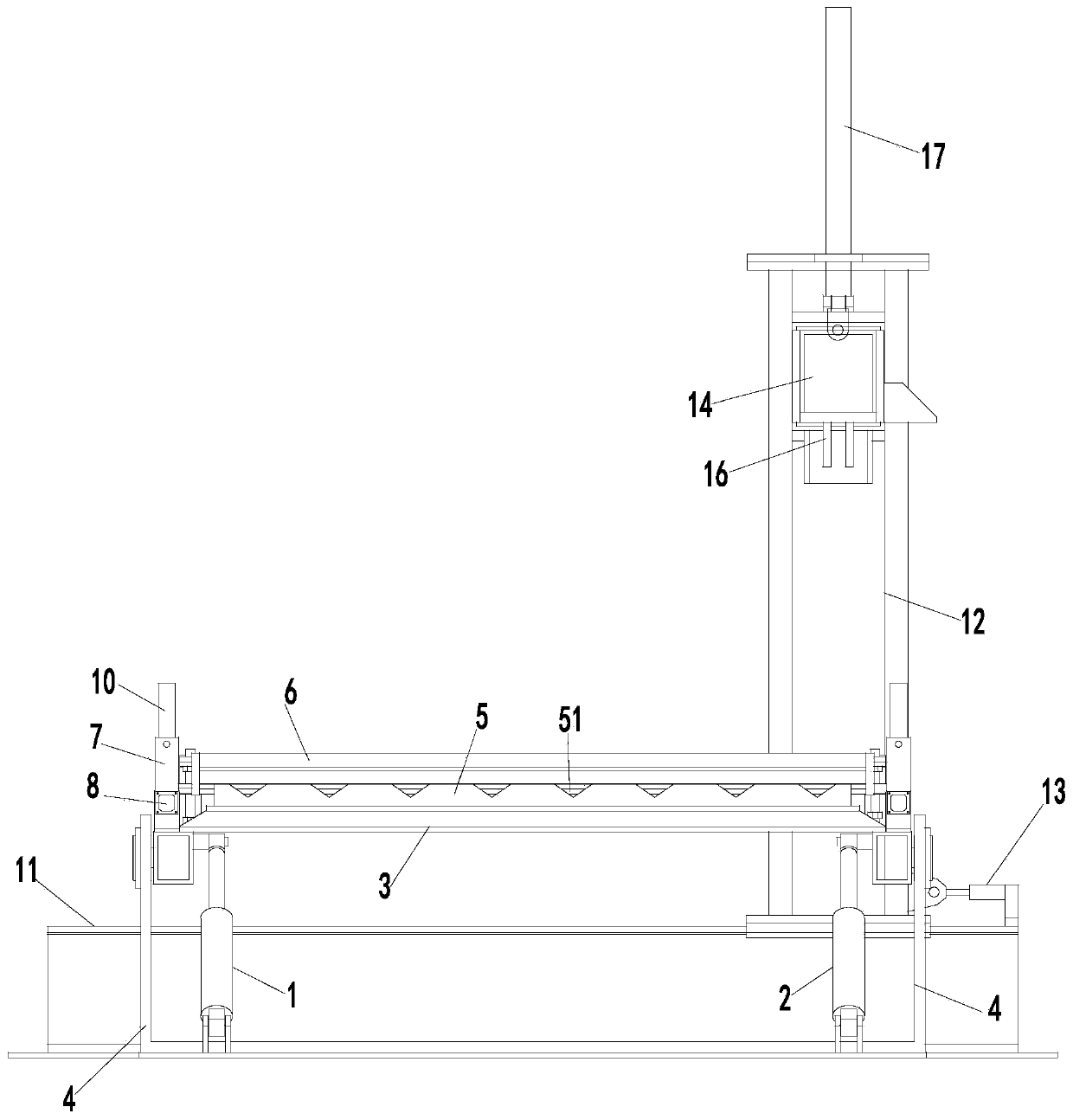 Piston rod assembling machine