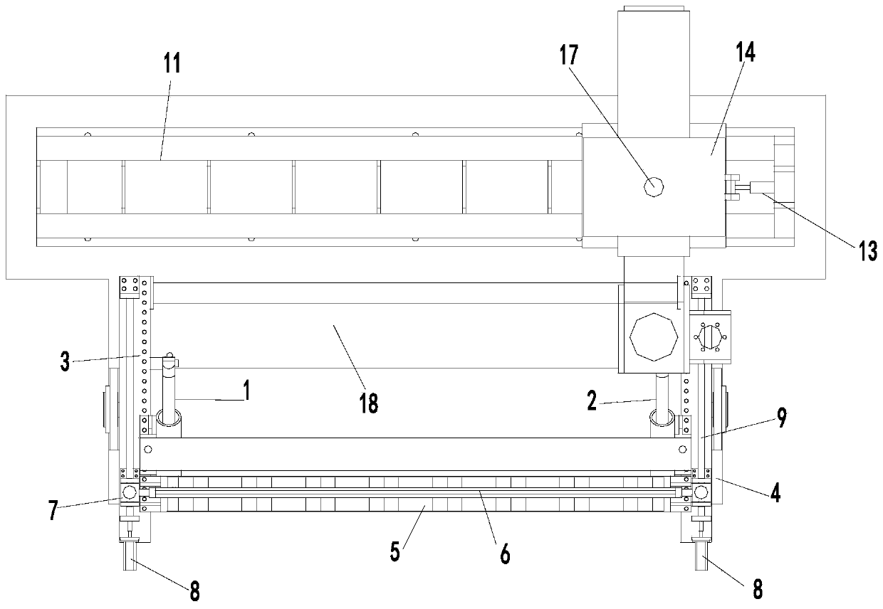 Piston rod assembling machine