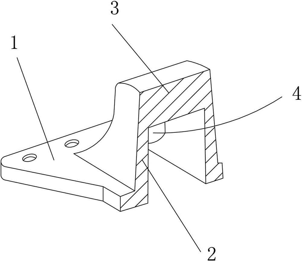 Height-limit feeding process for bearing seat