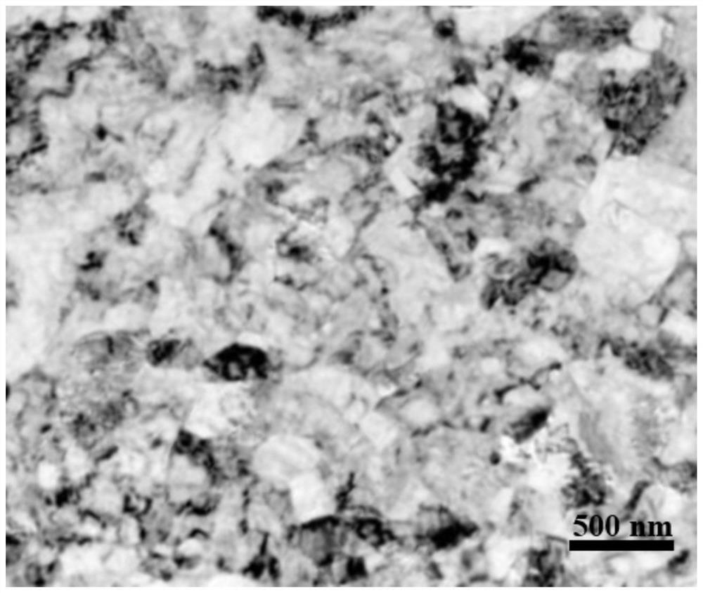 Rare earth nano high-strength titanium and preparation method thereof