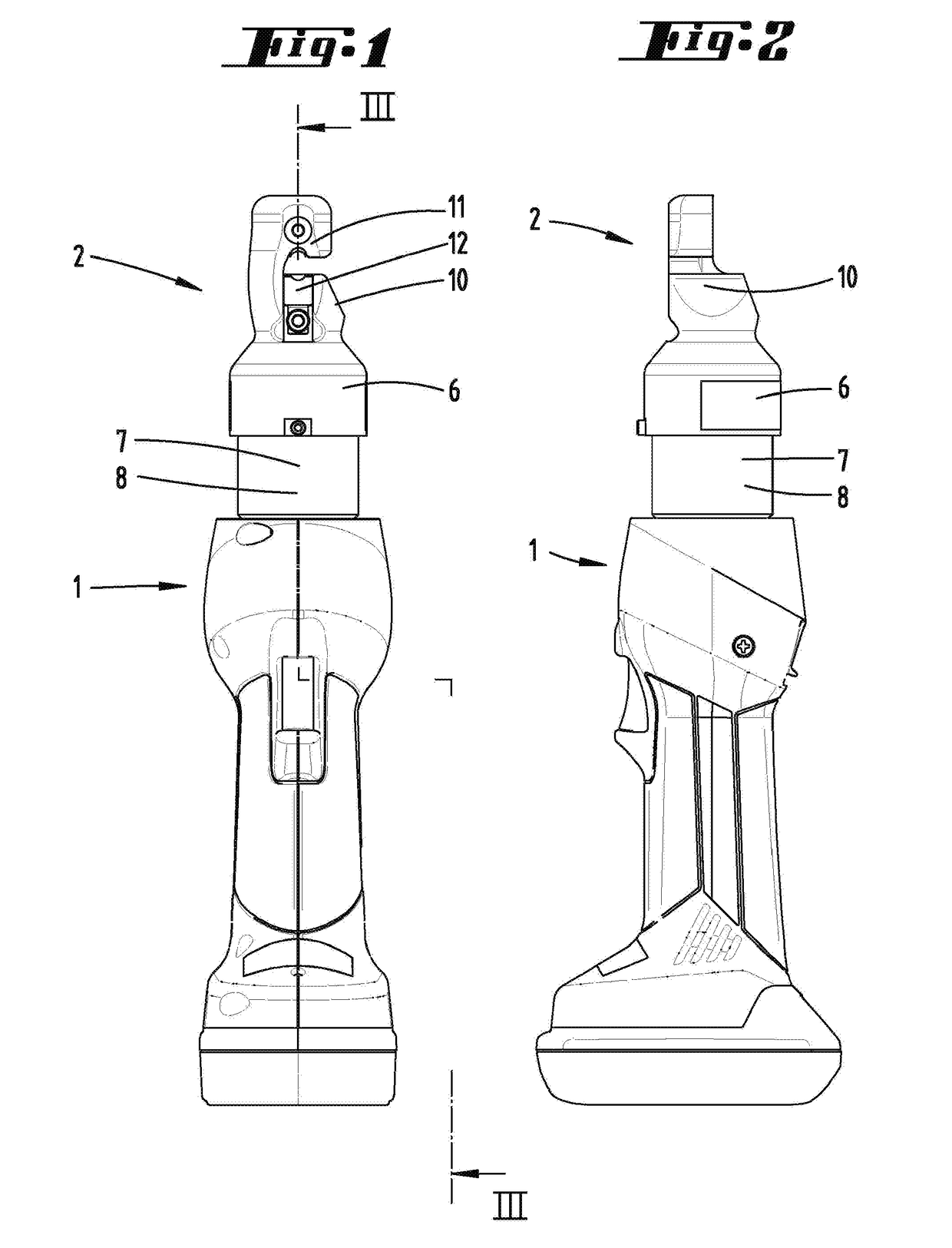 Hydraulically actuated piston guided in a cylinder, and hydraulic working tool