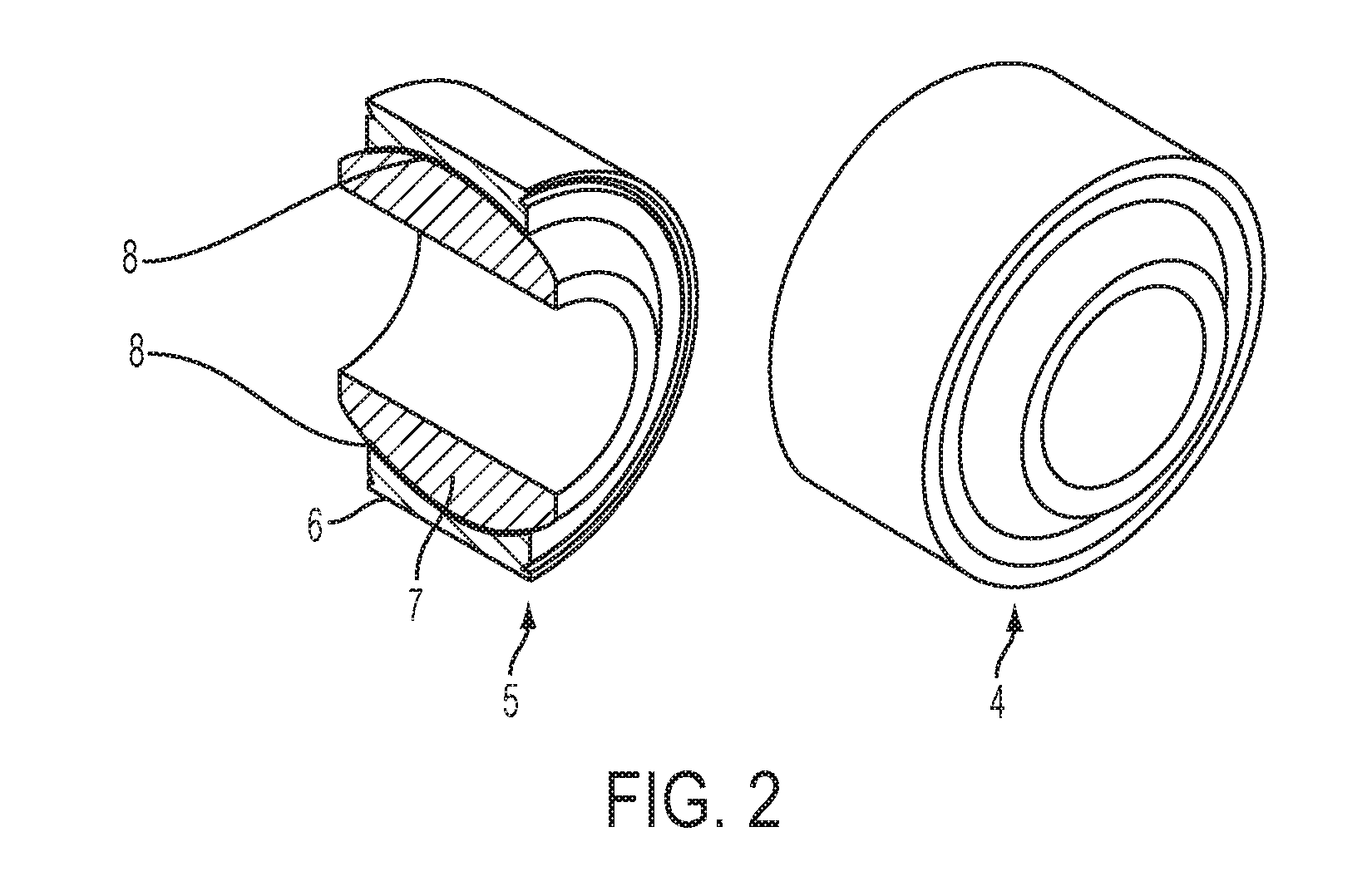 Self-lubricated bearing compositions and methods of making the same