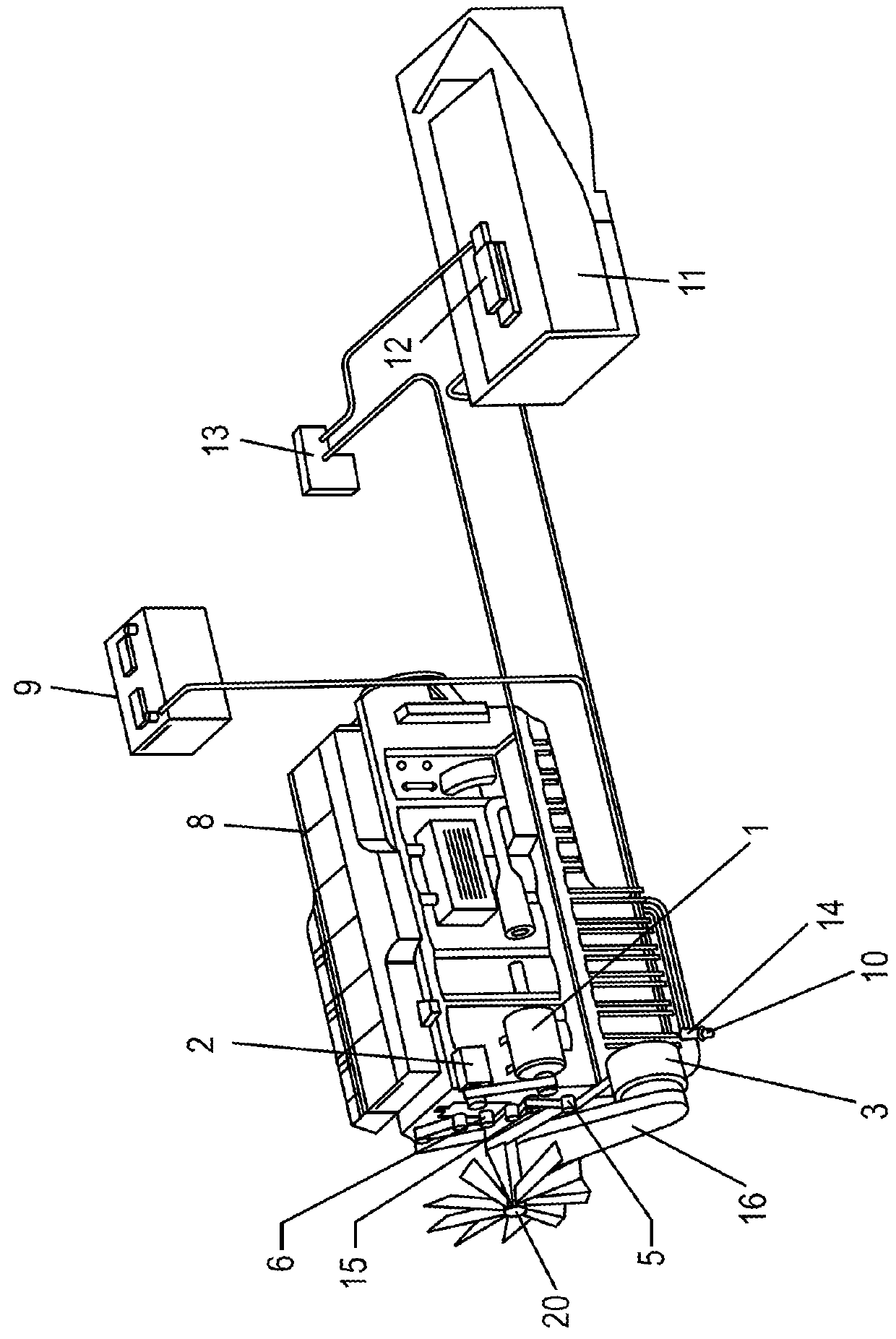 Front End Motor-Generator System and Hybrid Electric Vehicle Operating Method