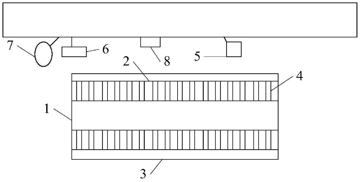 A parking charging processing method in an underground parking lot