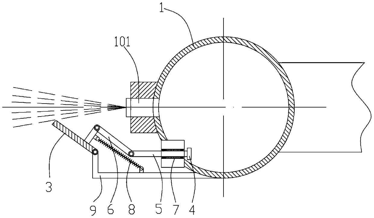 Spray header and cold rolling system to prevent dripping