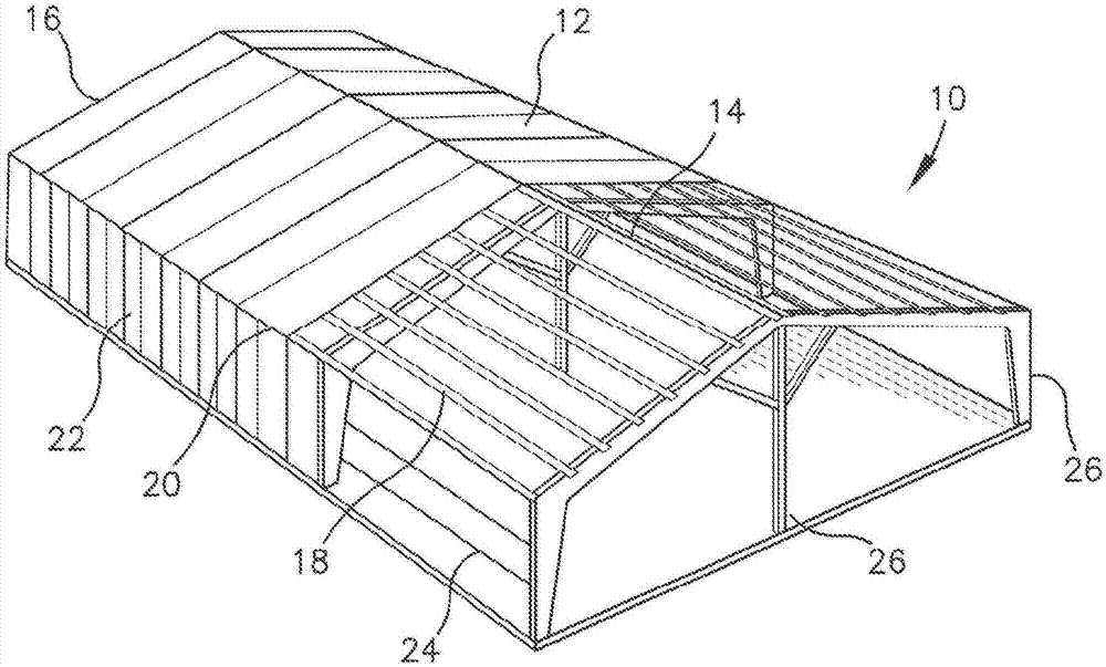 System for enhancing the thermal resistance of roofs and walls of buildings