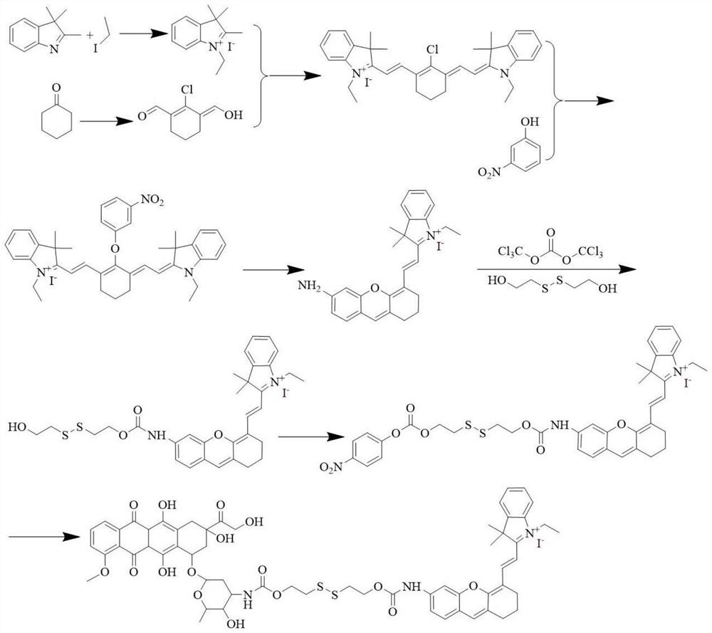 Dimer prodrug and preparation method and application thereof