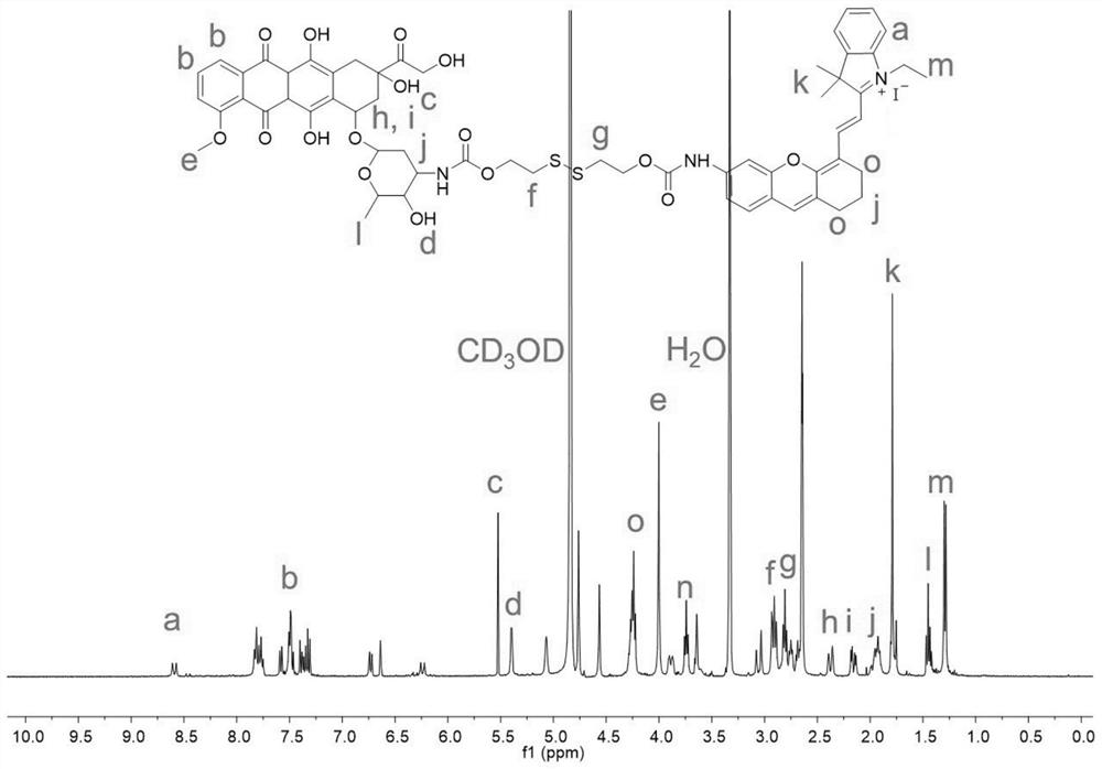 Dimer prodrug and preparation method and application thereof