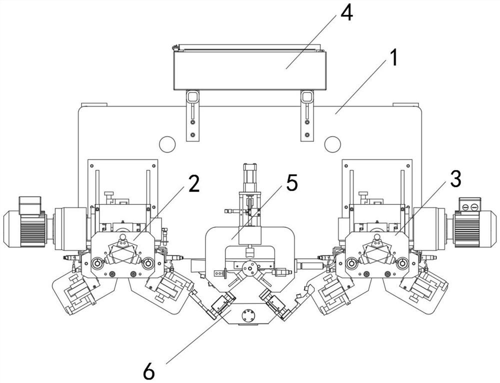 A spot welding fixing mechanism and method for intelligent robot tooling processing