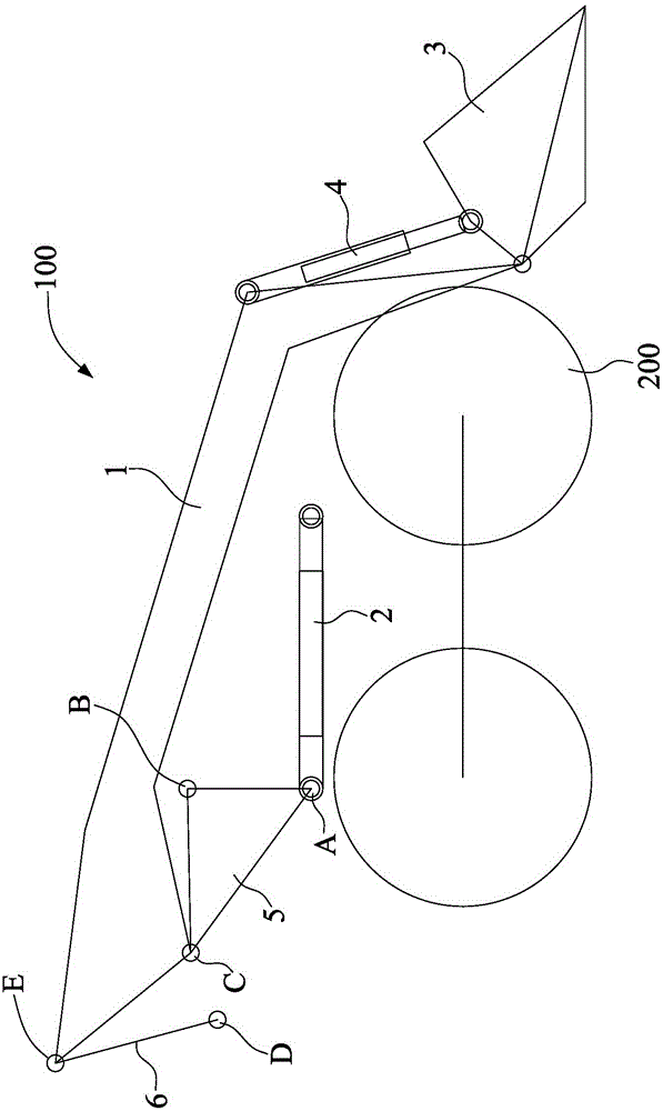 A vertical lifting device for a skid steer loader