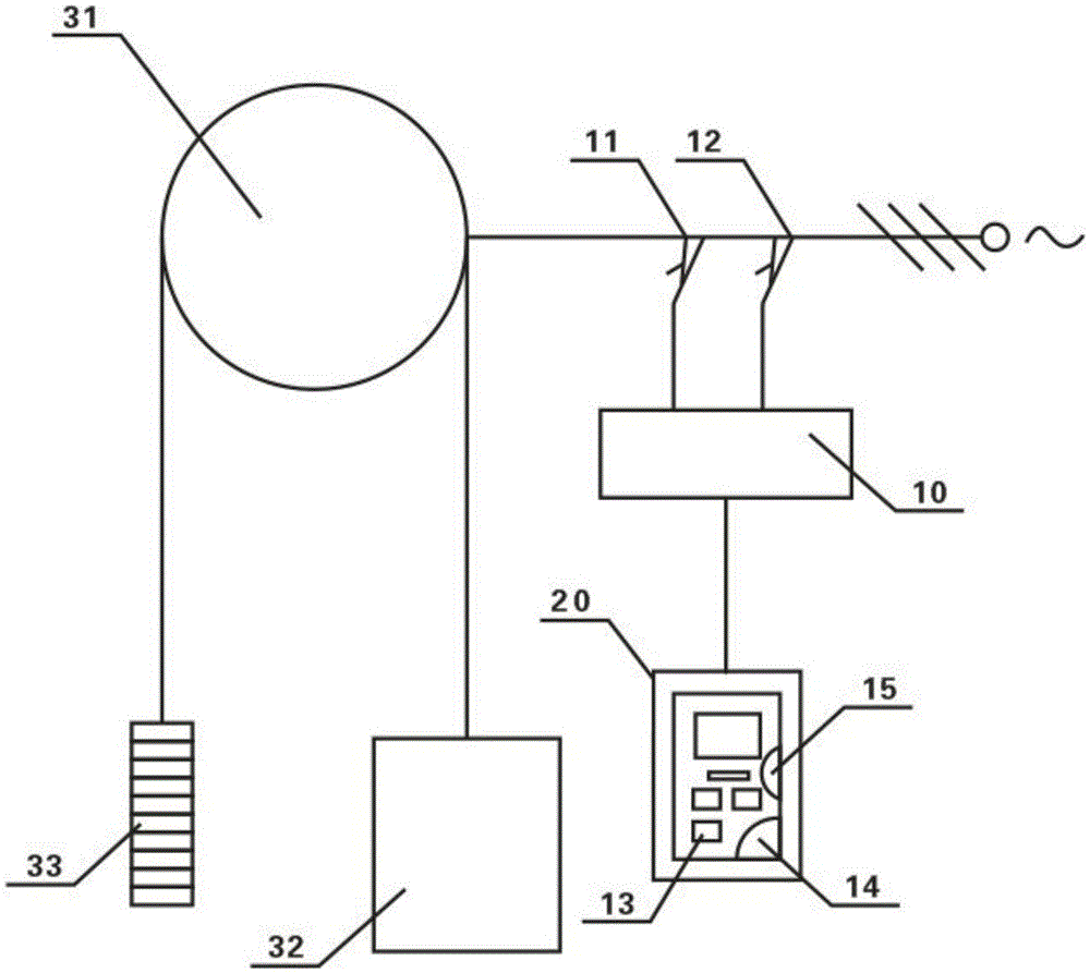 Elevator balance coefficient detection device and method