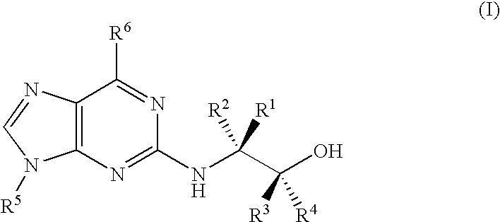 Trisubstituted purine derivatives