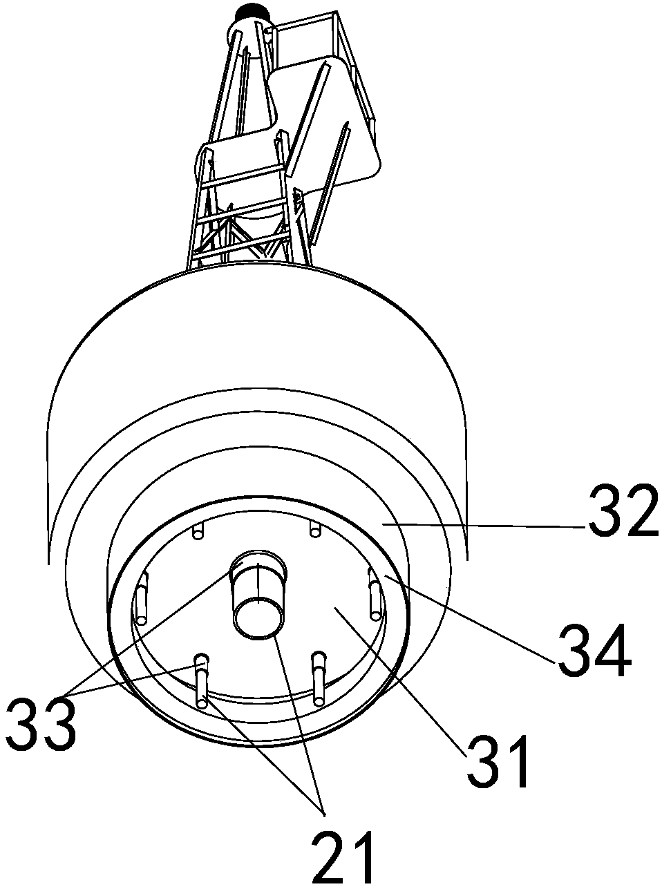 Navigation mark and making method thereof