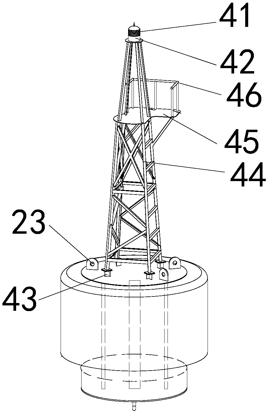 Navigation mark and making method thereof