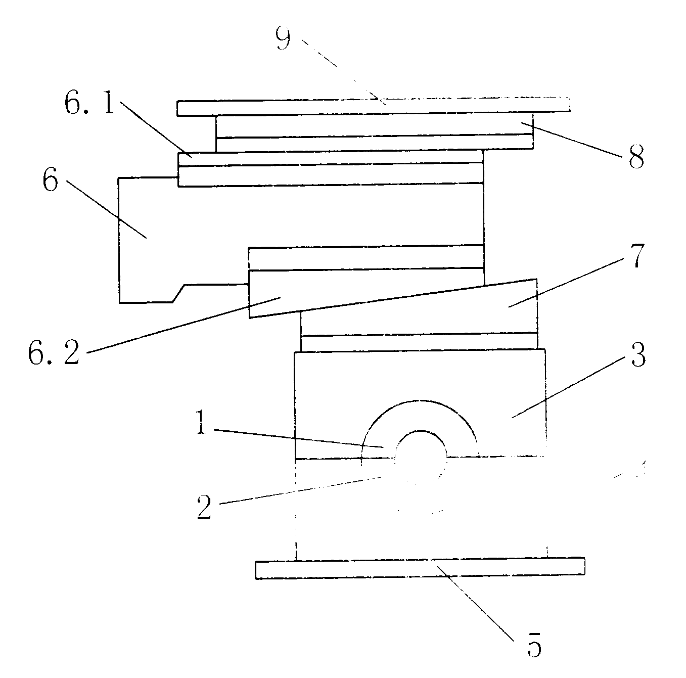 Hydraulic upsetter loose tooling locking device