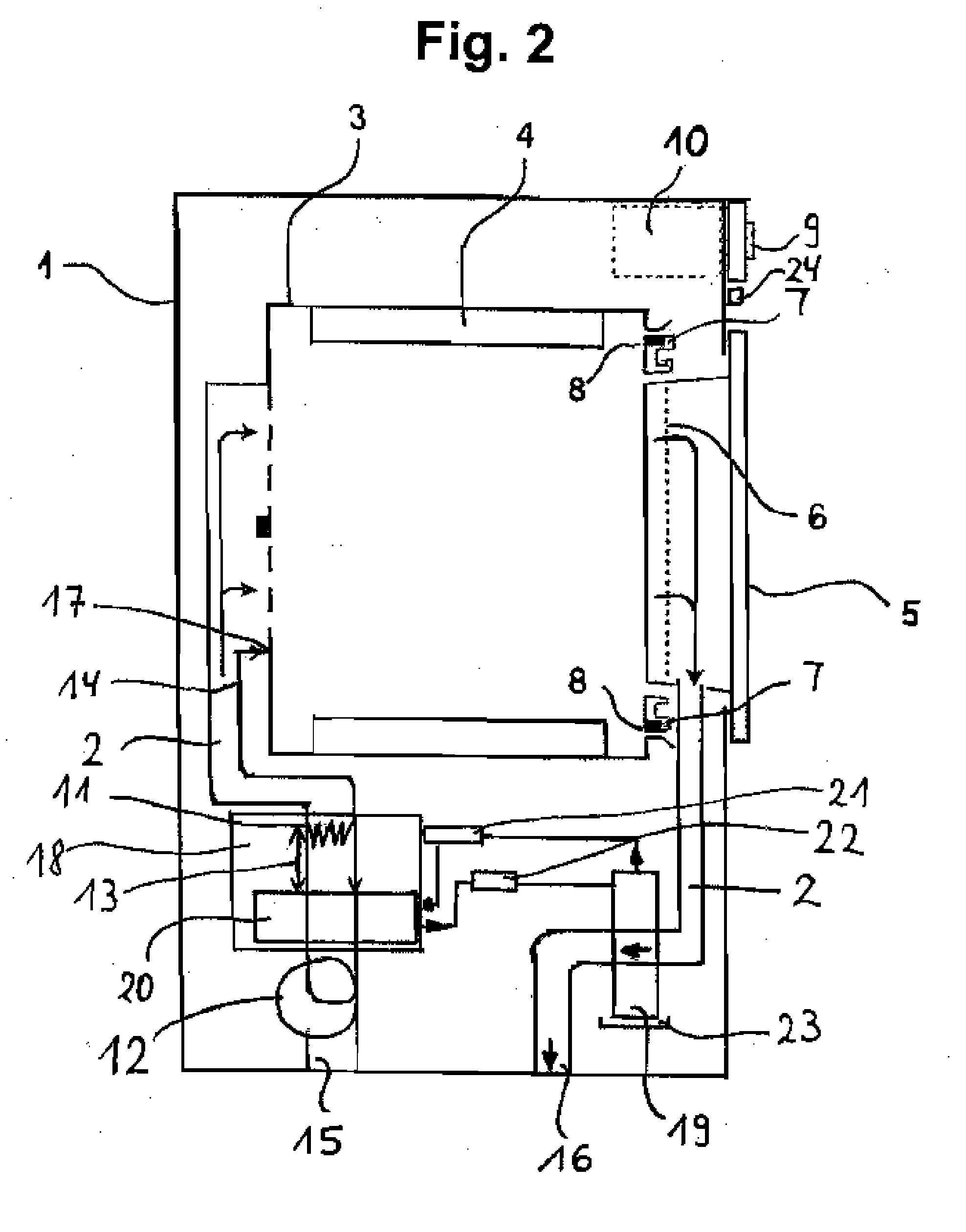 Dryer with a heat pump and an electrical heating element and also a method for its operation