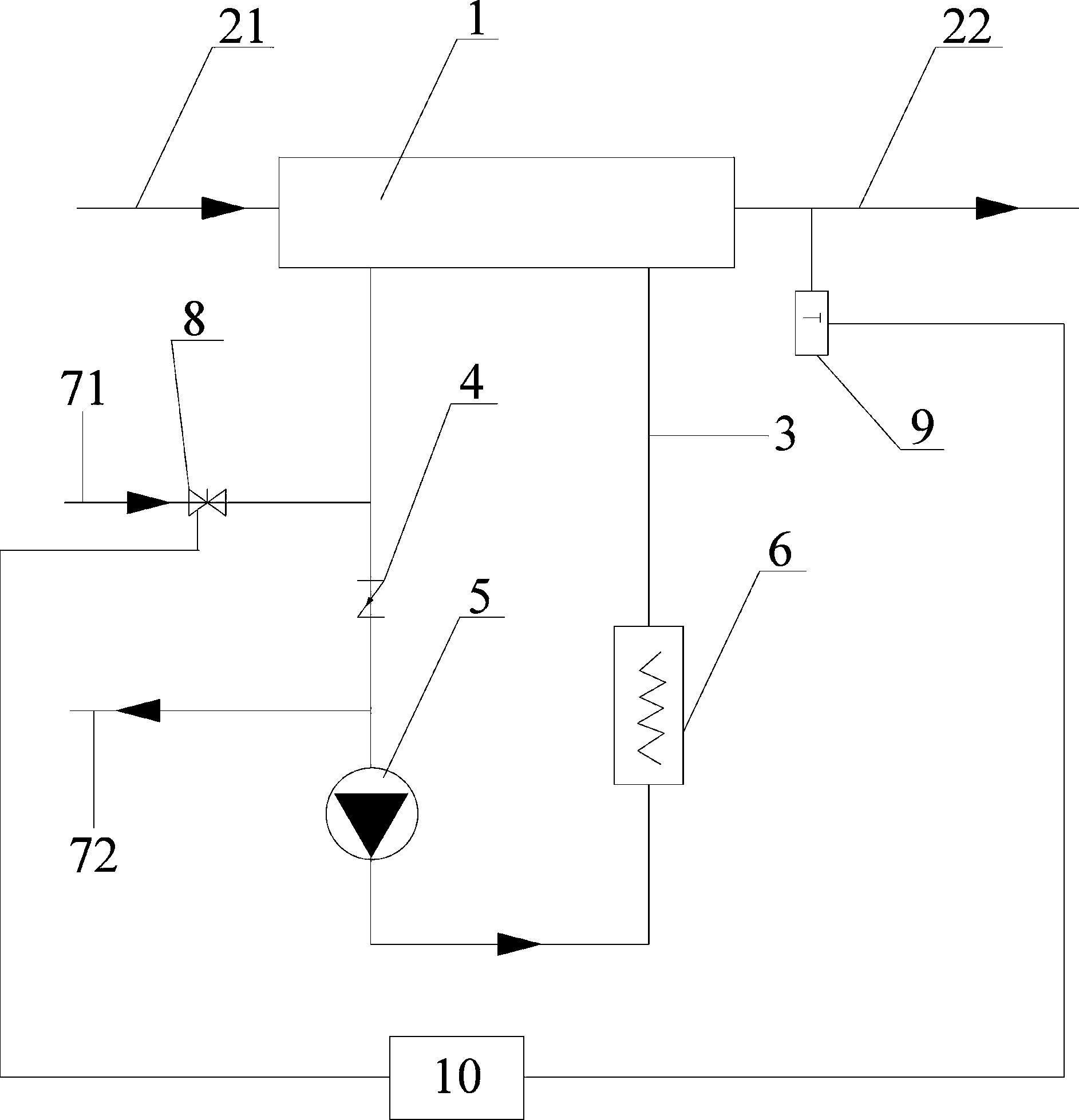 Liquid constant-temperature control device and usage method thereof