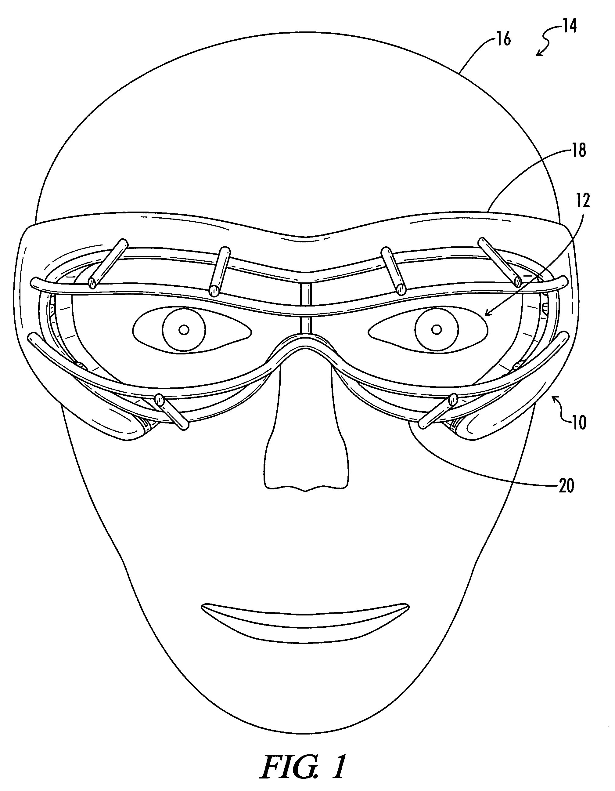 Protective eyewear with metal lenses