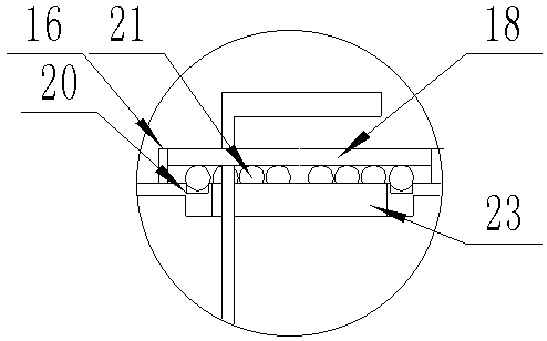 Chassis digital speed changing device of cloth rolling machine