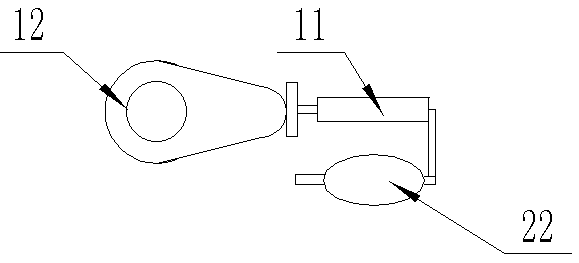 Chassis digital speed changing device of cloth rolling machine