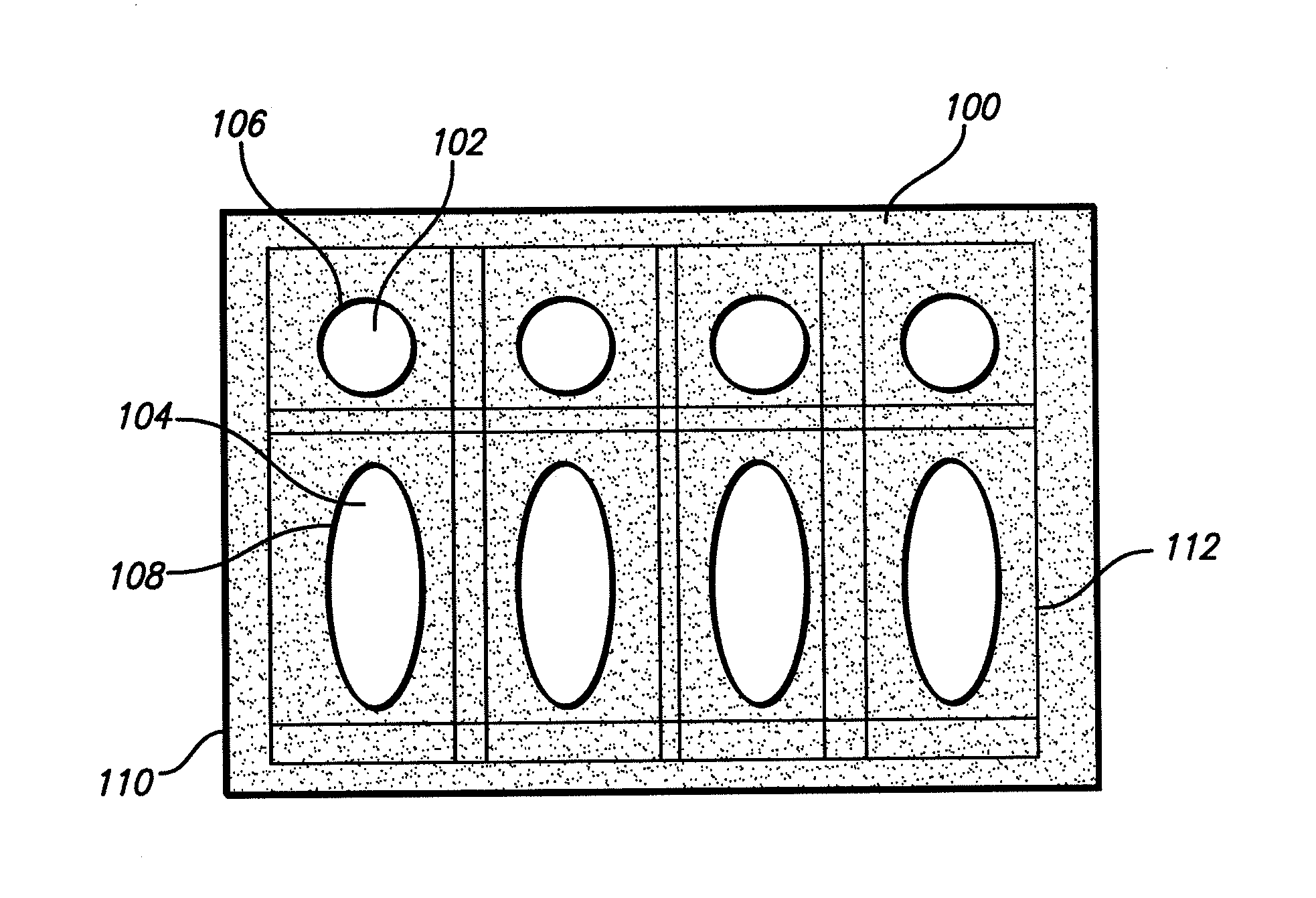 Perforated mother sheet for partial edge chemical strengthening