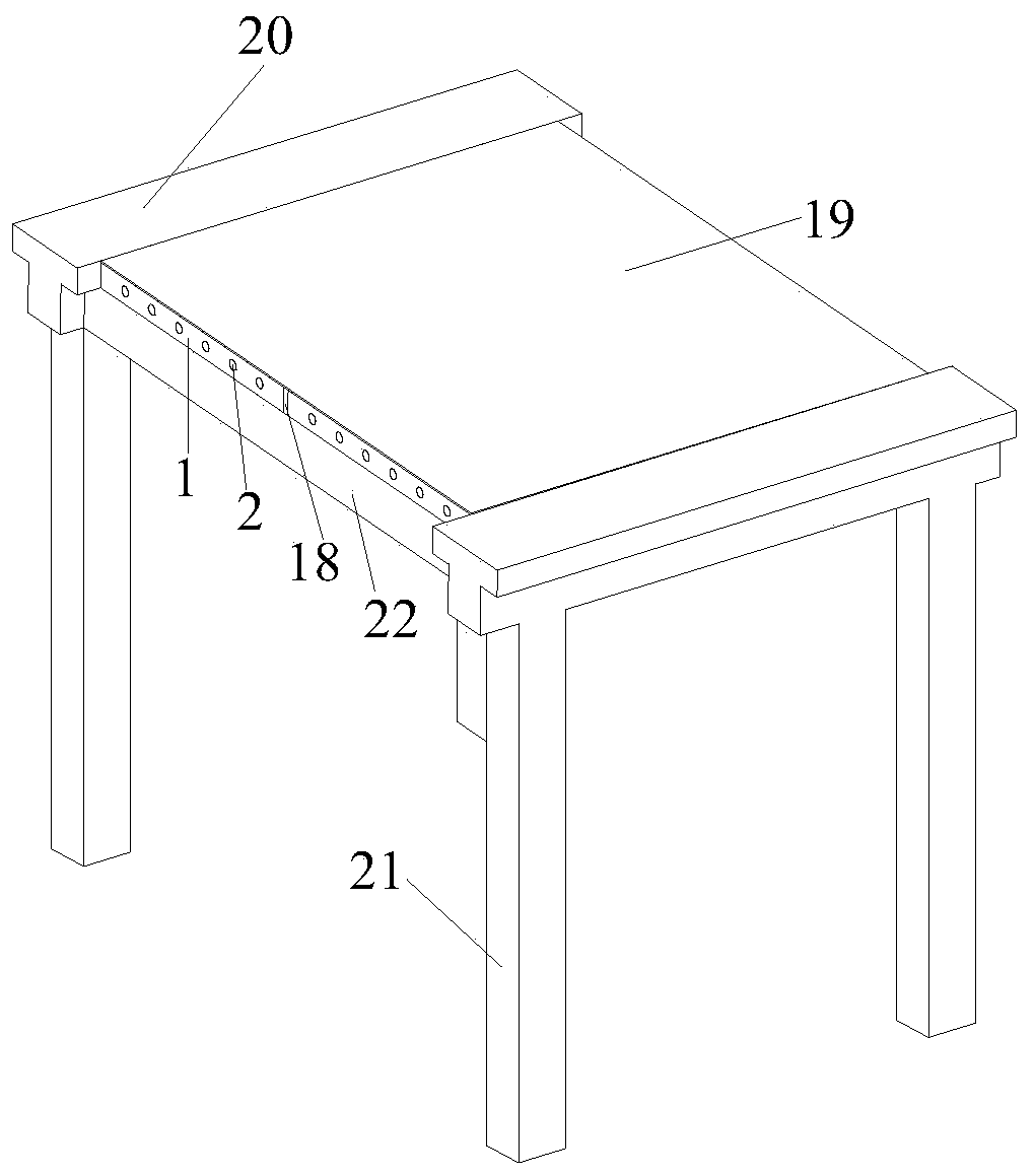 Assembled vibration attenuating floorslab with built-in multi-dimensional energy-consuming damping particles