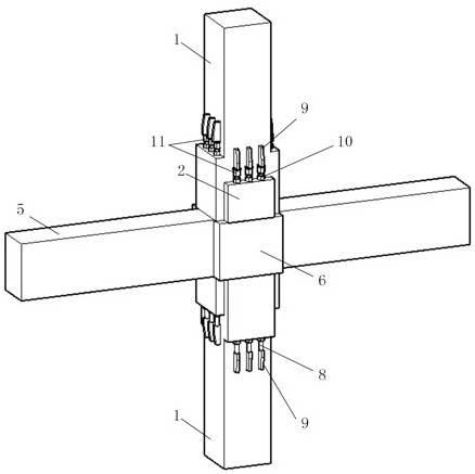 A beam-to-column joint of a bolt-reinforced bolt-assembled concrete frame