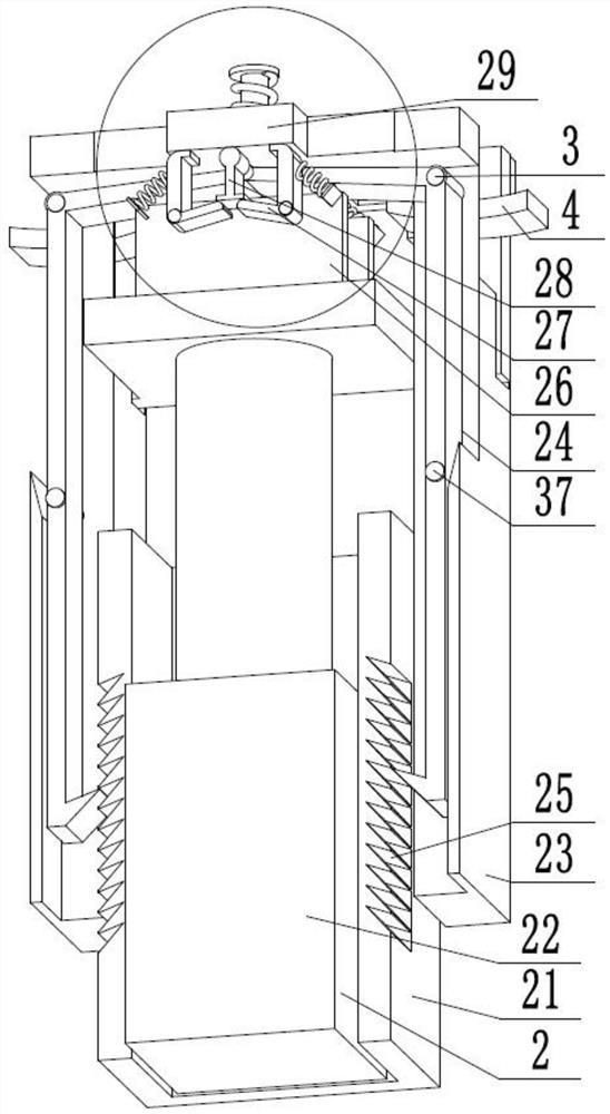 A connecting rod type brake drum removal and clamping device