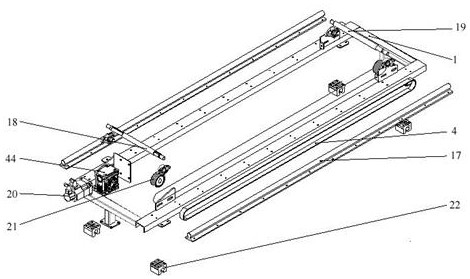 An automatic palletizing machine and automatic palletizing method applied to feed packaging bags