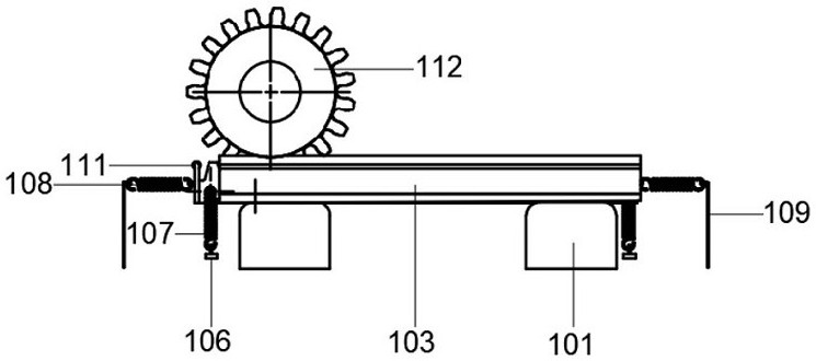 A gear into the tooth buffer device