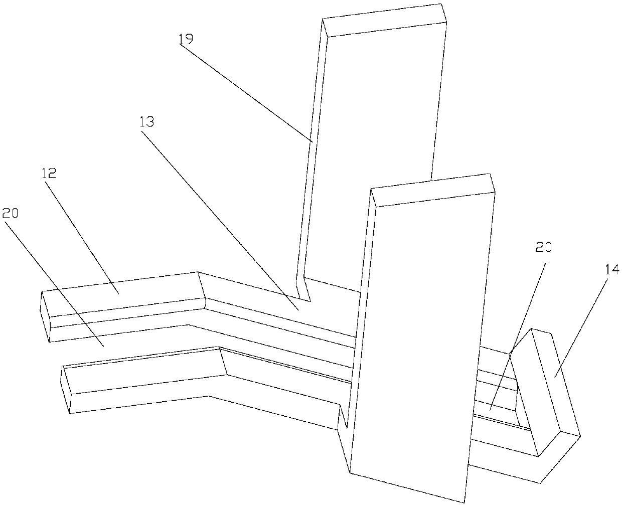 Pipe fitting station switching mechanism