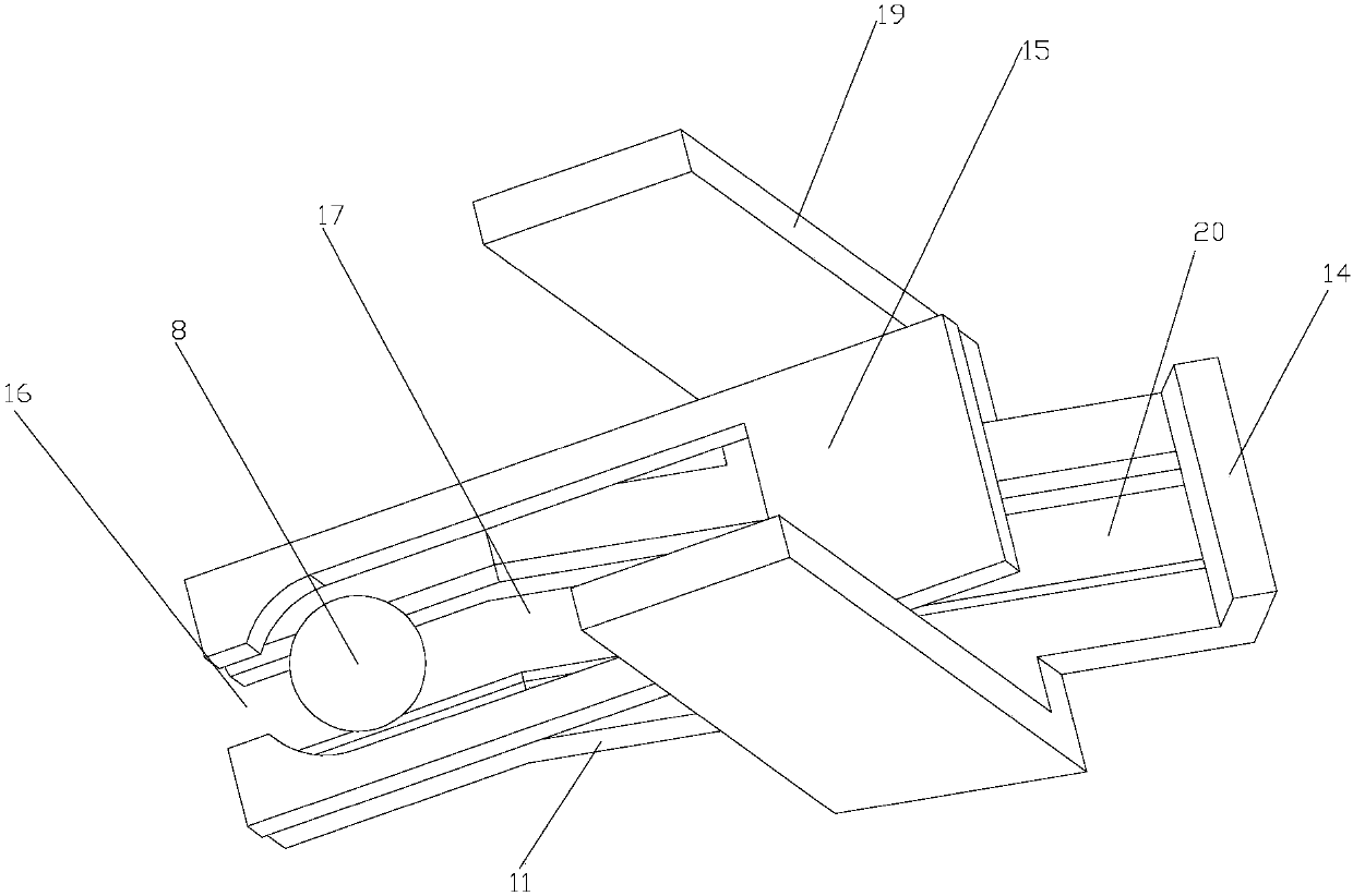 Pipe fitting station switching mechanism