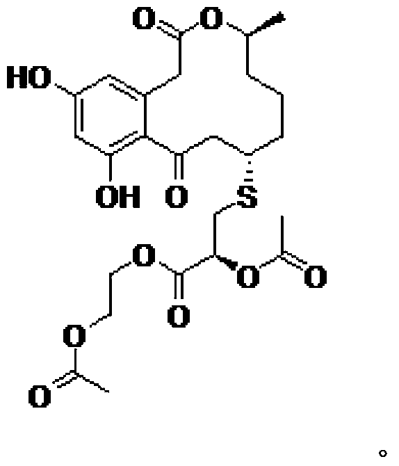 Curvularin derivatives and preparation method and application thereof