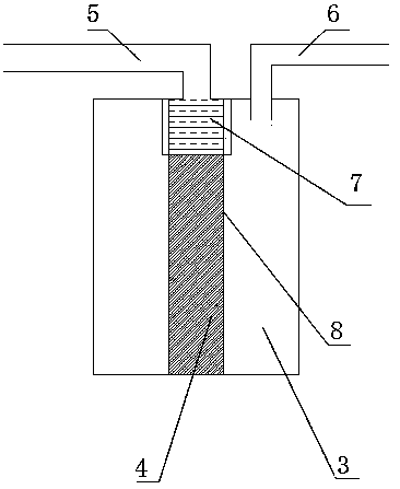 Composite basalt fiber material and making method and application thereof