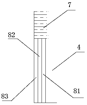 Composite basalt fiber material and making method and application thereof