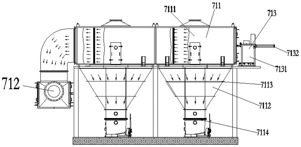 An environmentally friendly glass fiber offline chopped production line