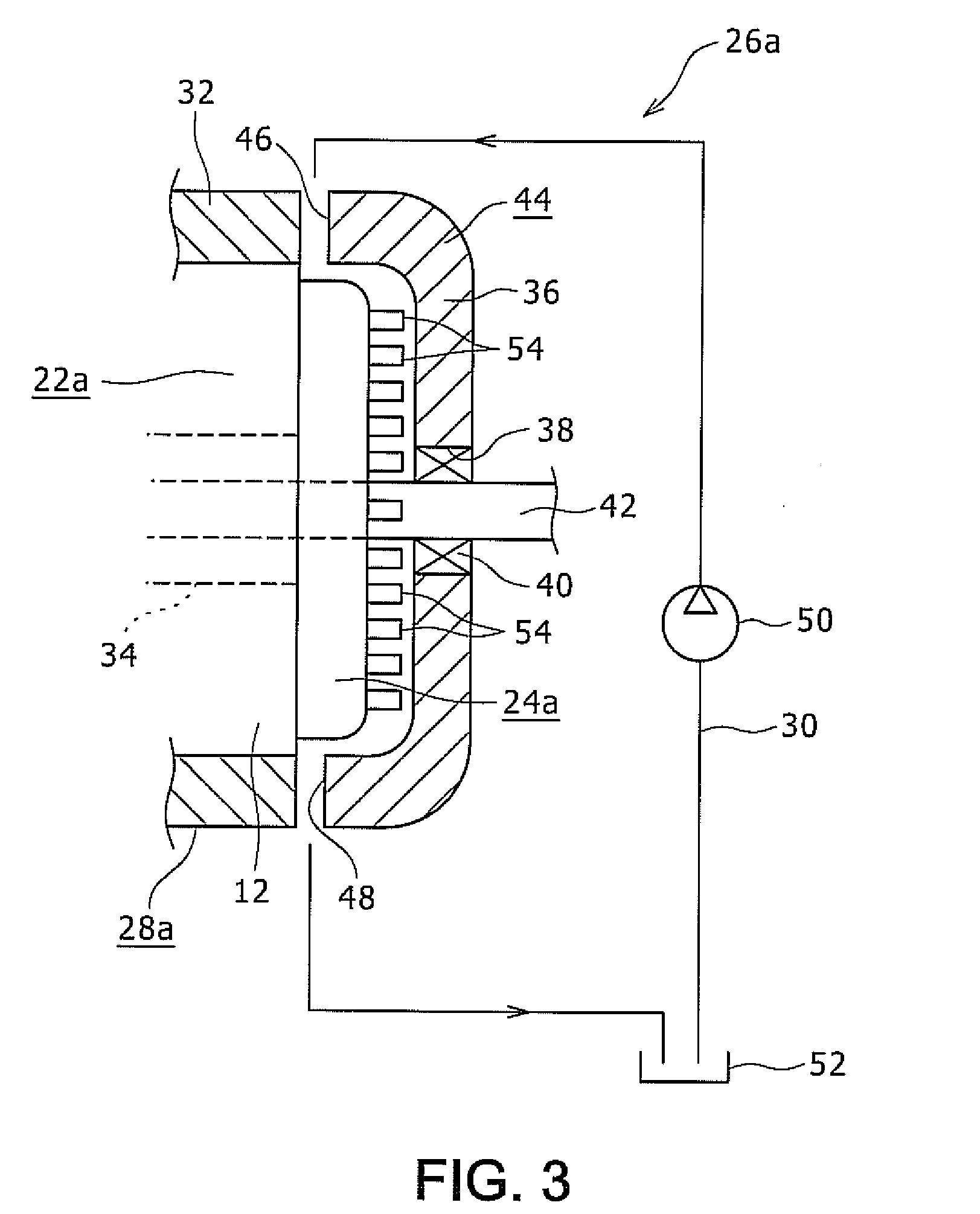 Rotating electric machine and cooling system for the rotating electric machine