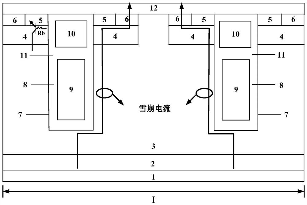 A shielding grid mosfet