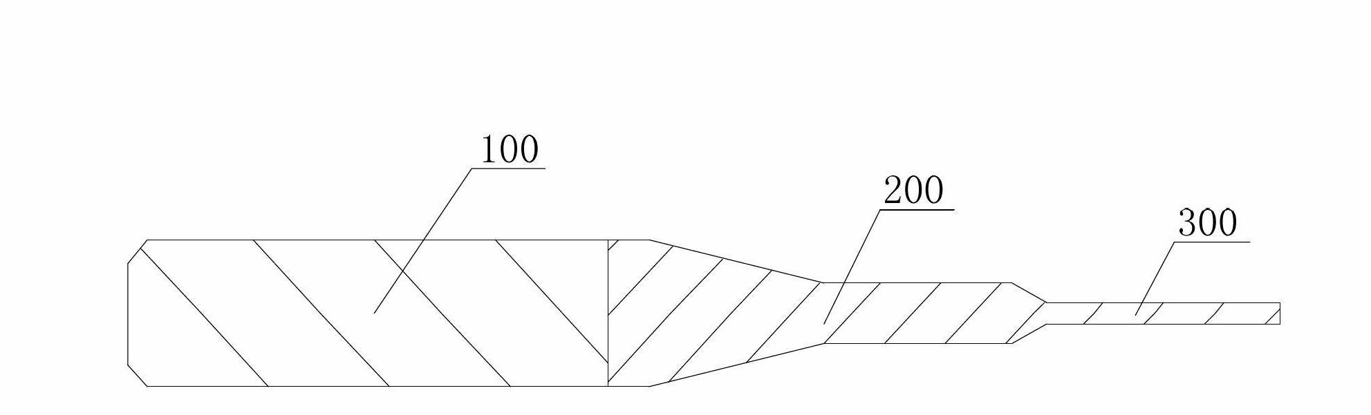 Miniature drilling bit and machining method thereof