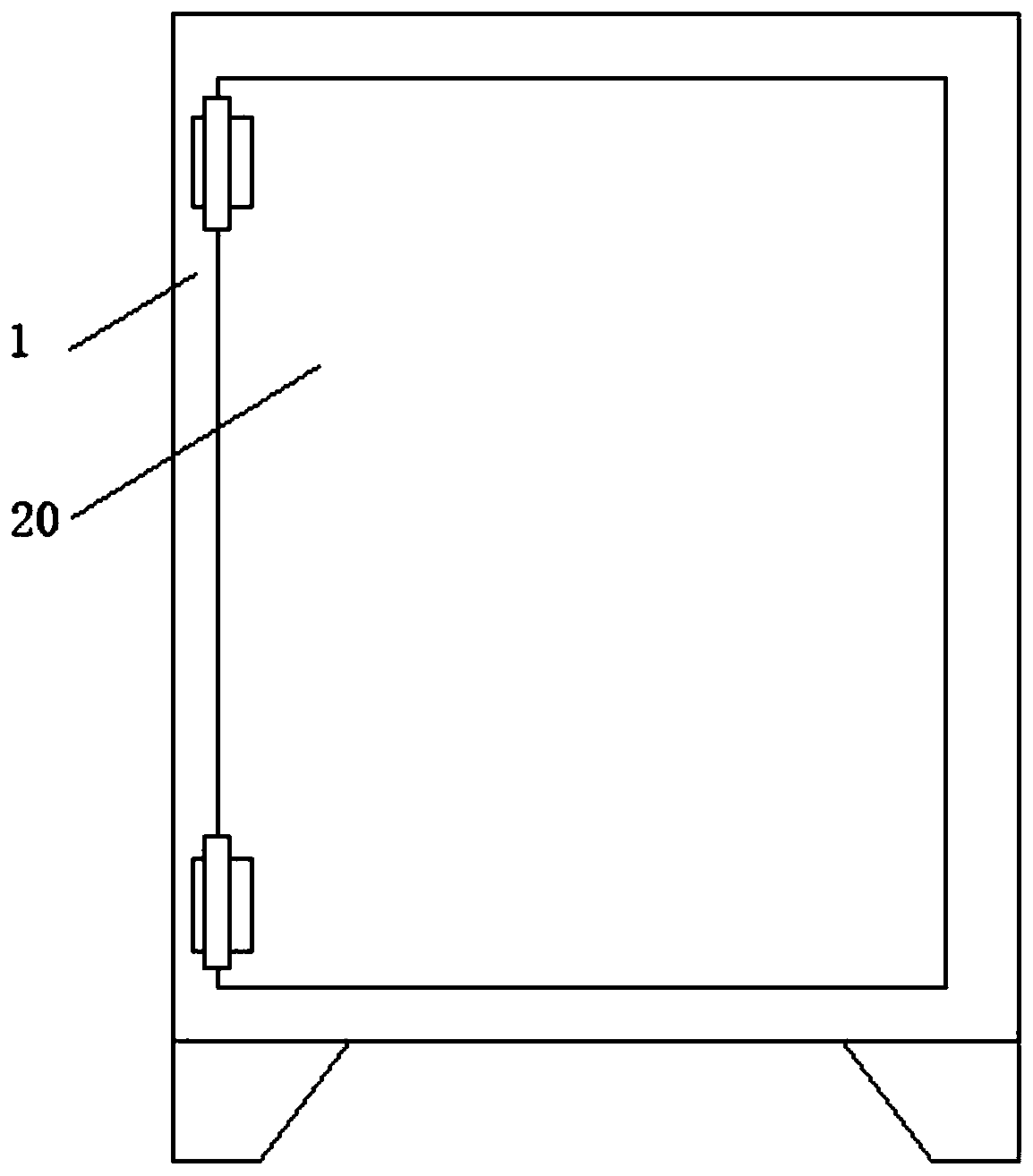 A motor box with dust removal function