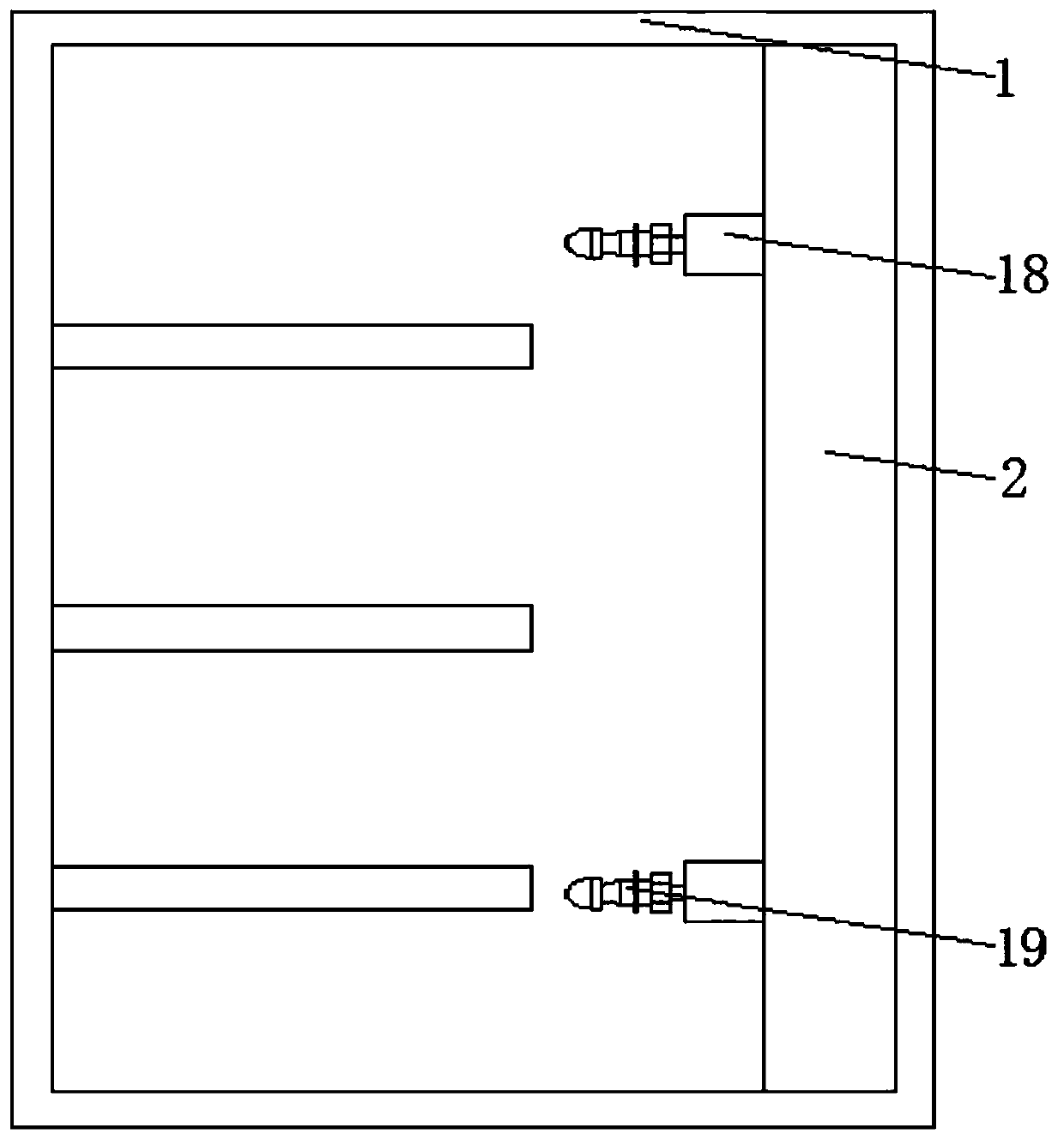 A motor box with dust removal function