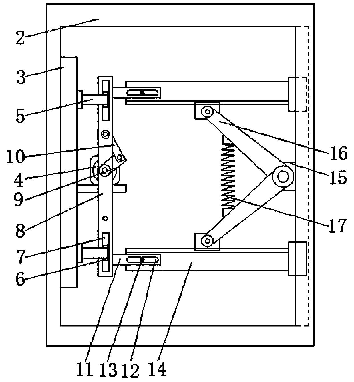 A motor box with dust removal function