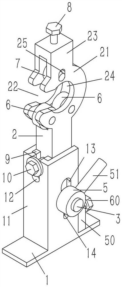 Supporting device for turning long-axis workpiece